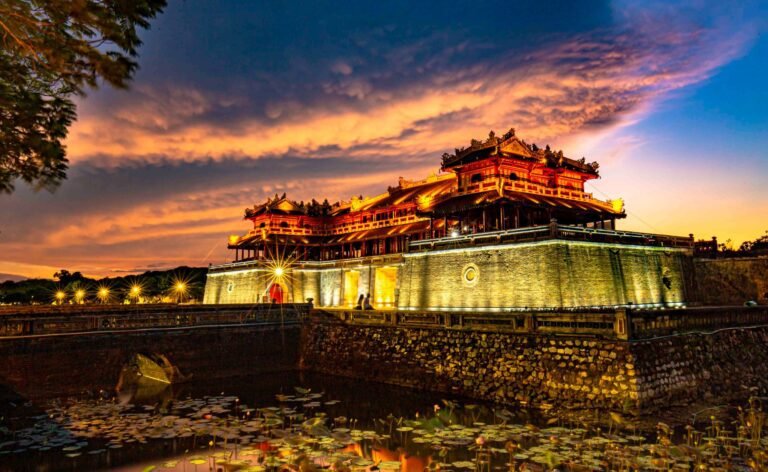 The light of Hue Imperial Citadel