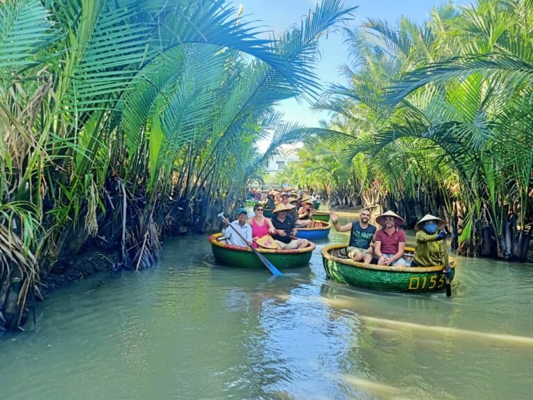 Take a boat ride along the river