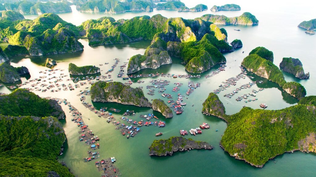 Ha Long Bay from above