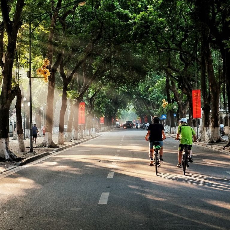 early morning on the street