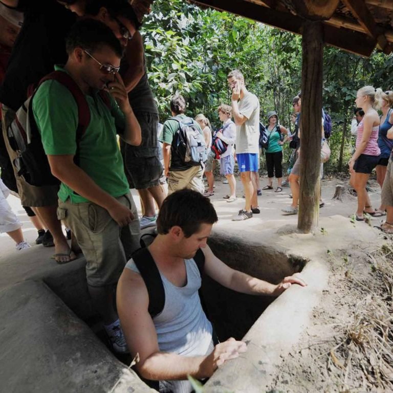 Experience the door to the Cu Chi tunnels