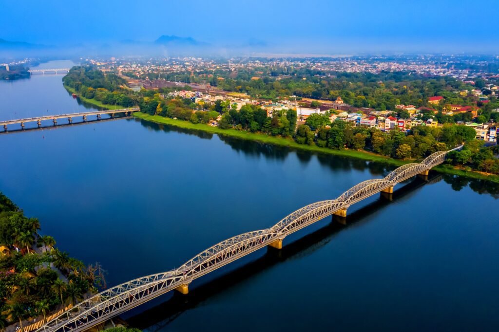 peaceful Hue river