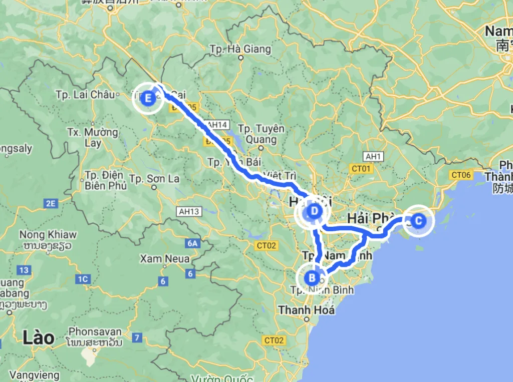 HaNoi NinhBinh HaLong Sapa tour