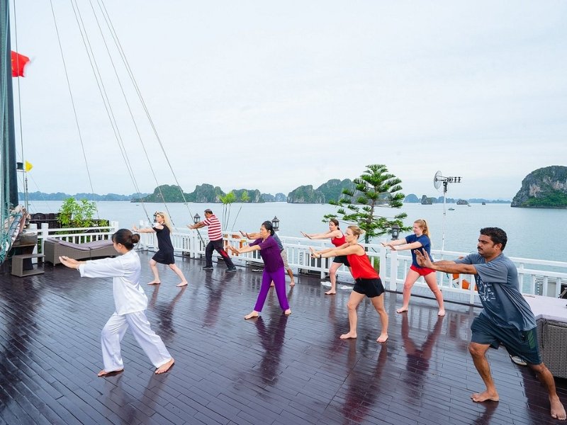 Morning Tai Chi On Halong Bay: Refresh Your Mind & Body