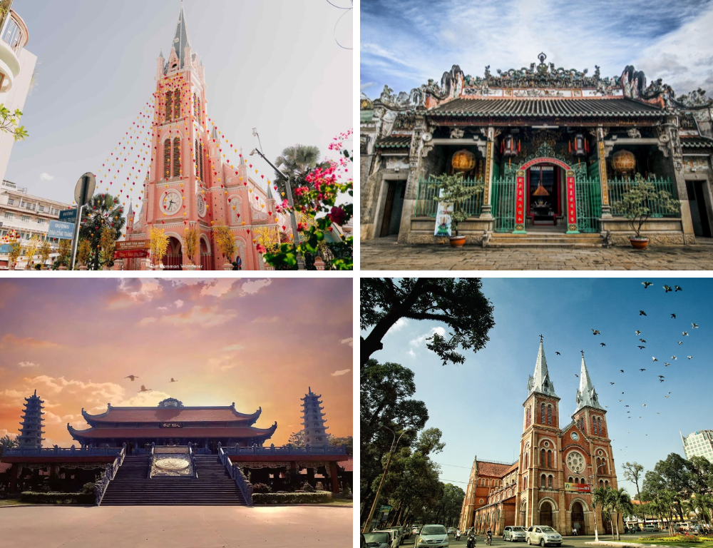 Exploring Ho Chi Minh City's Religious Sites: Temples, Pagodas, and Churches