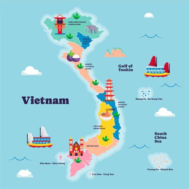 Vietnam-map