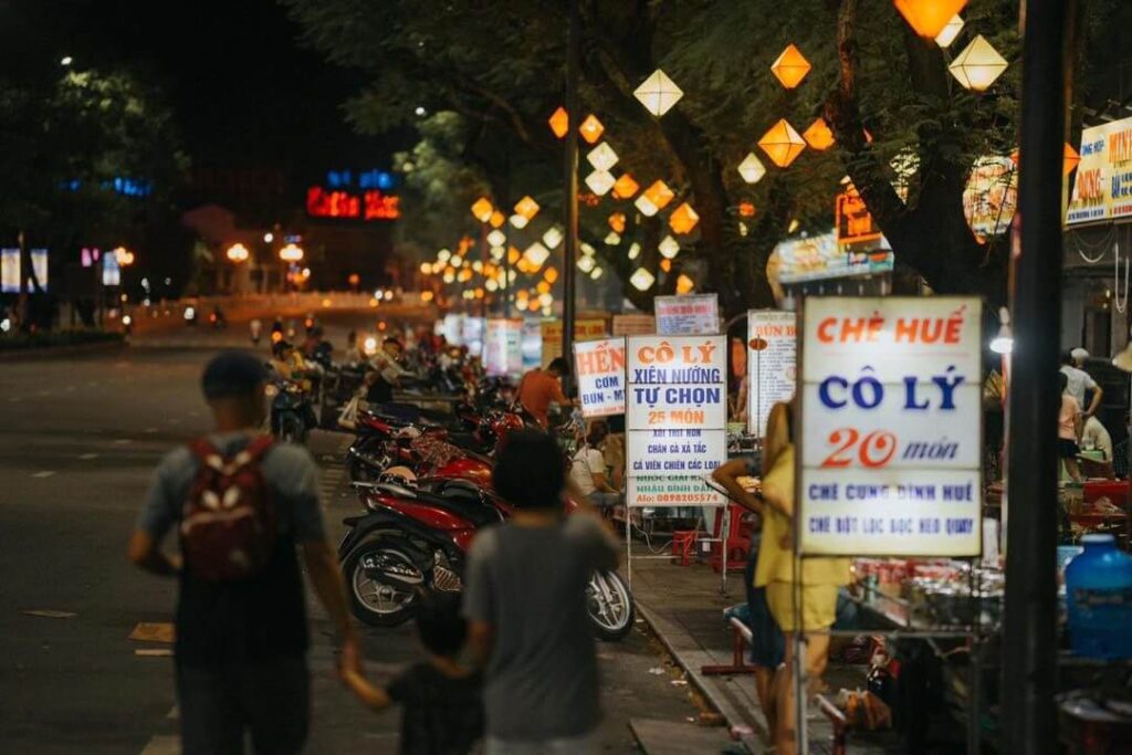 Shopping in hue vietnam