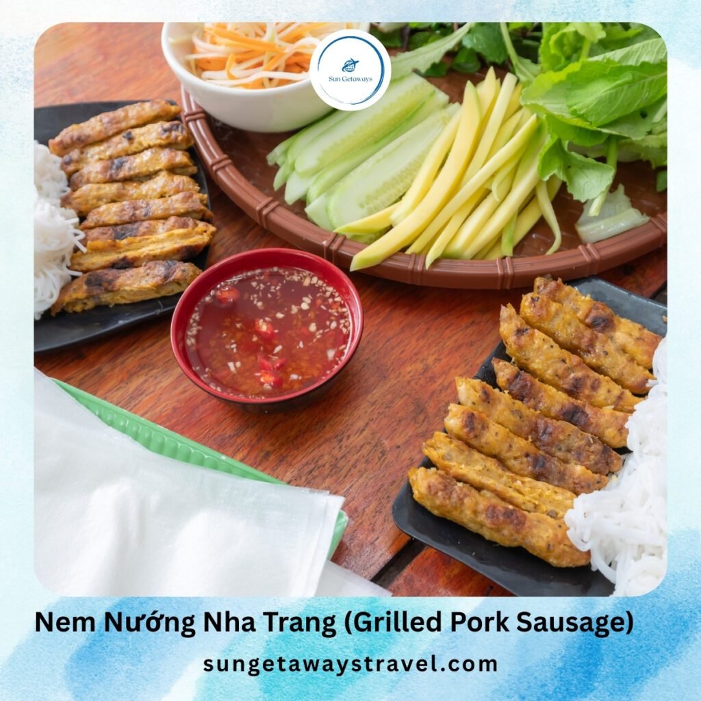 Nem Nướng Nha Trang (Grilled Pork Sausage)