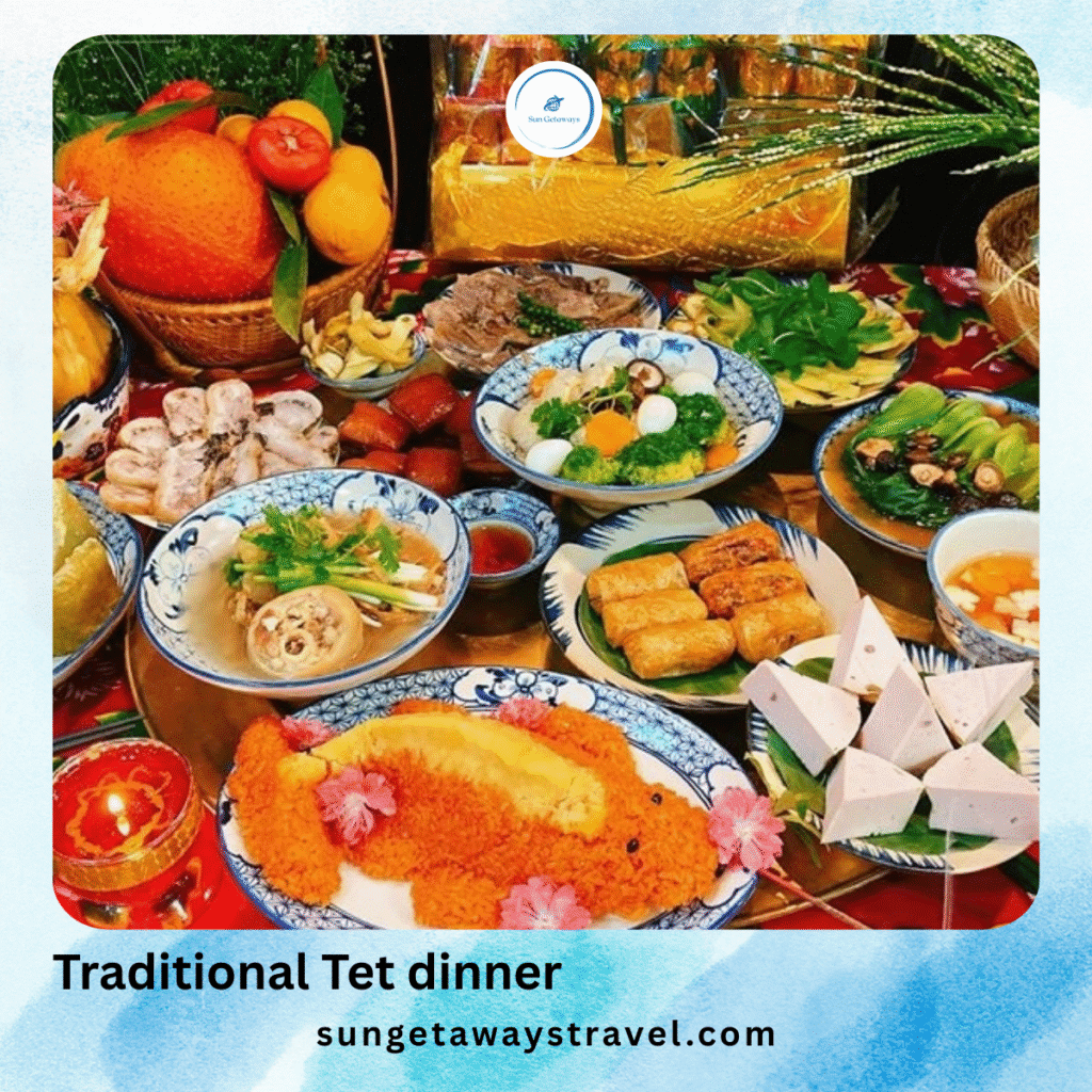 tradittional Tet dinner