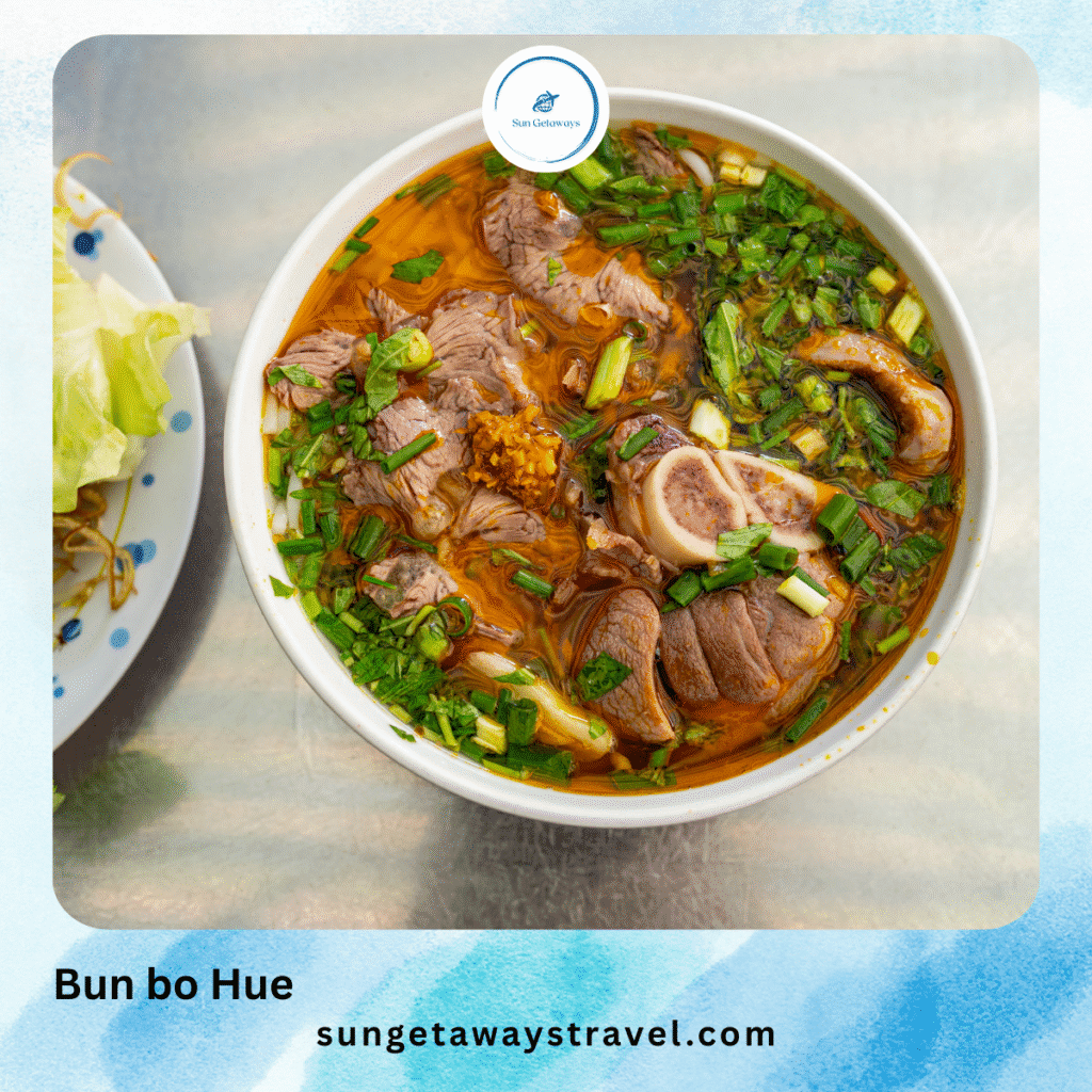 Vietnamese street food: bun bo hue