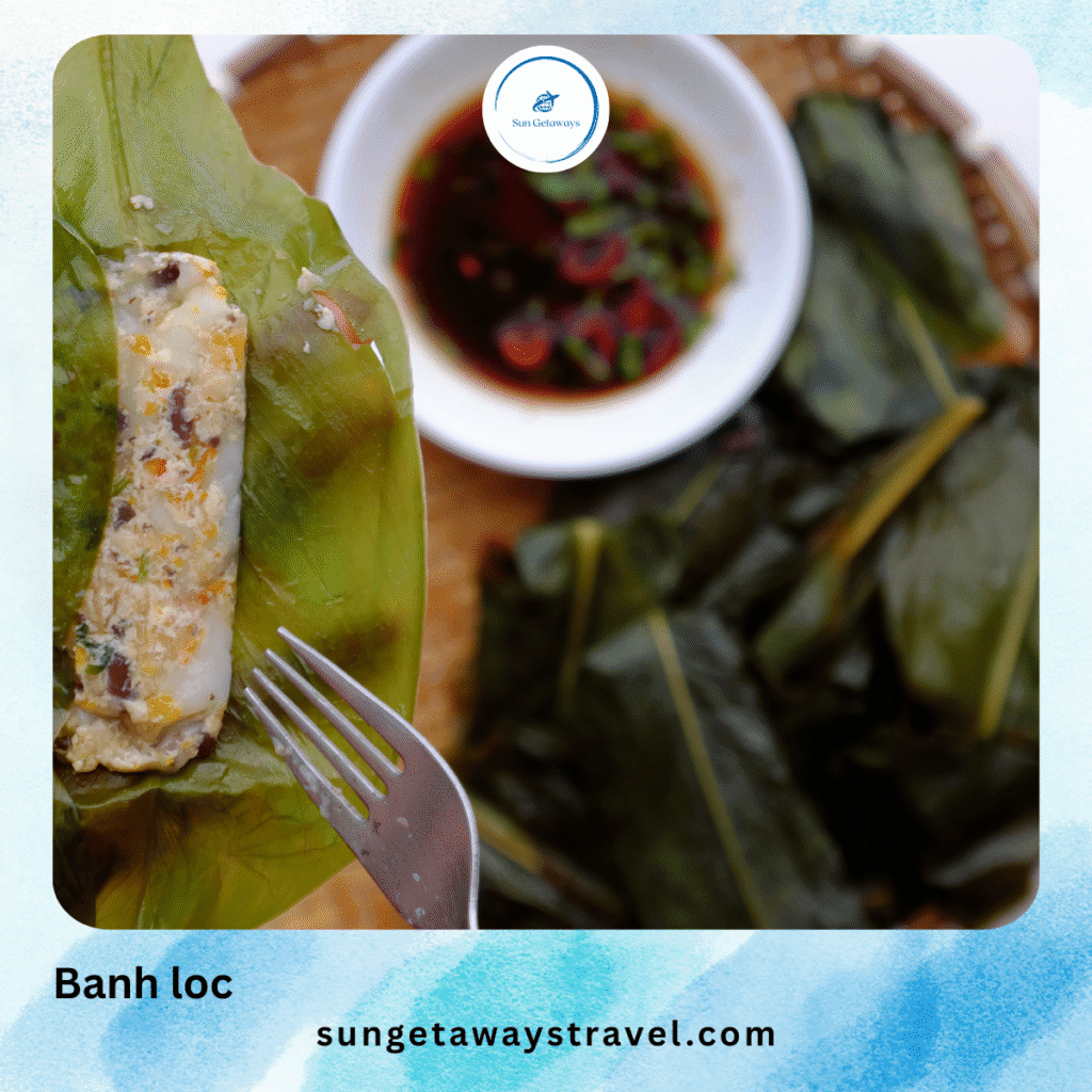 Banh loc - vietnamese street food