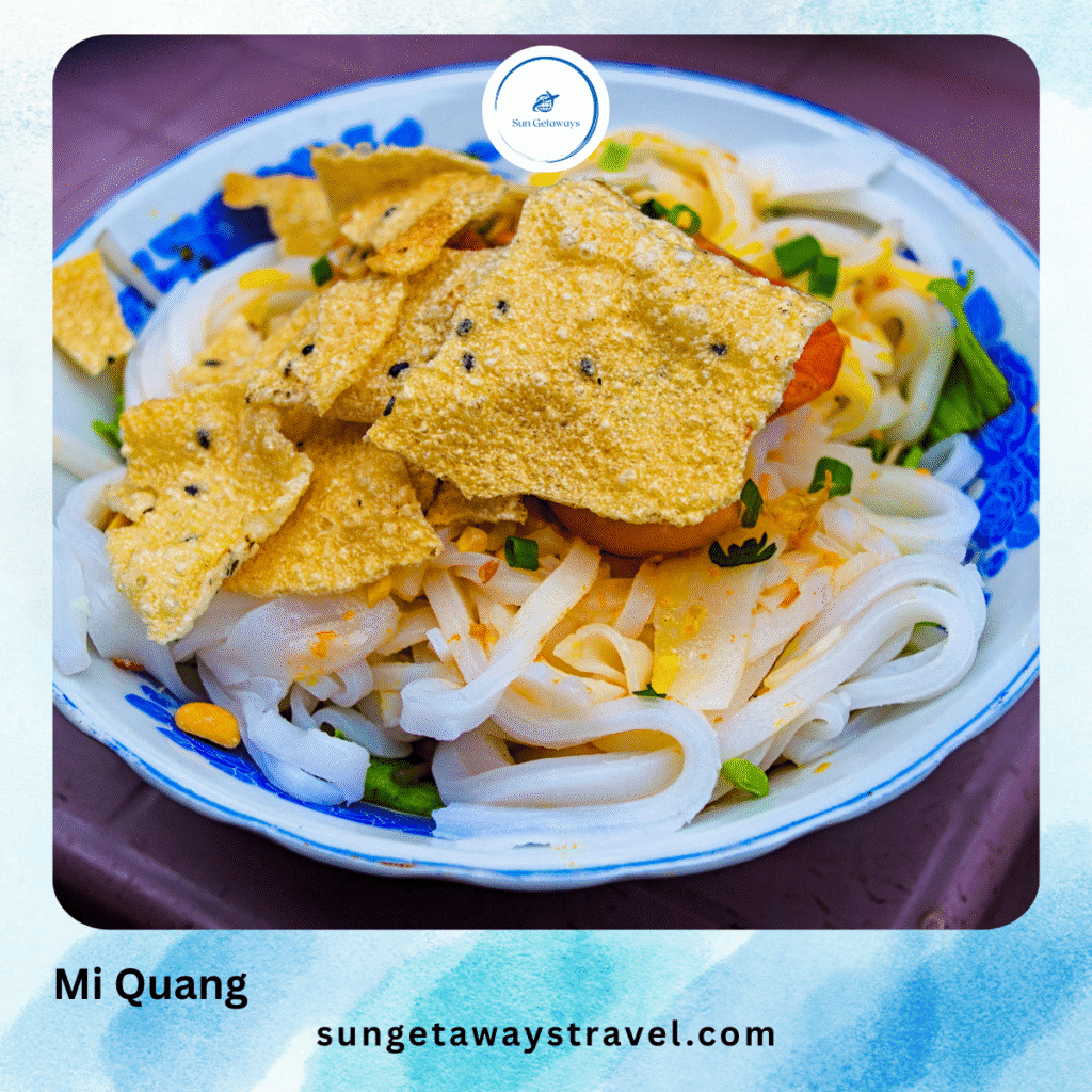 Vietnamese street food Mi Quang