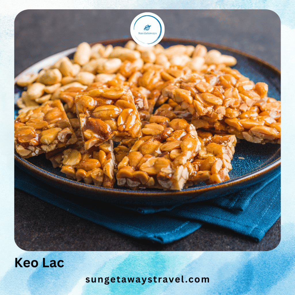 Keo lac (peanut brittle): Vietnamese desserts