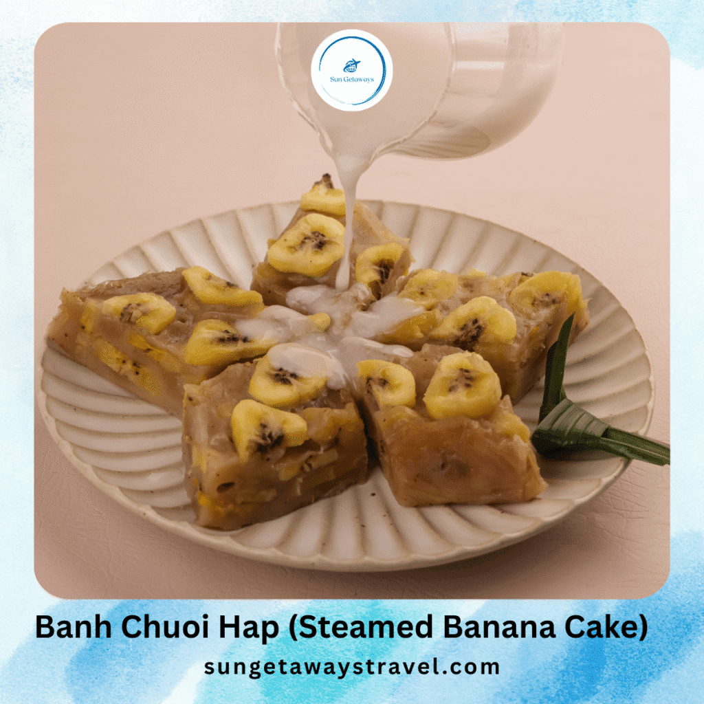 Vietnamese Steamed Banana Cake
