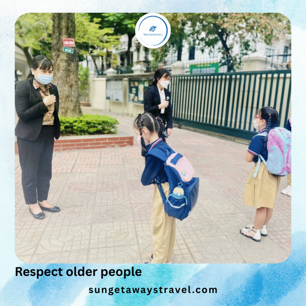 How age and seniority affect greetings in Vietnamese culture