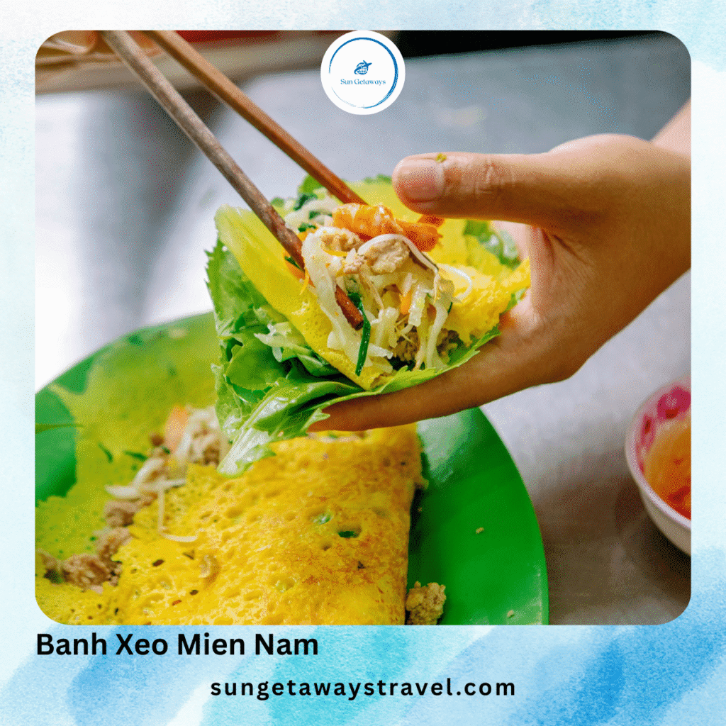 Afternoon Vietnamese Street Food Saigon - Banh Xeo Mien Nam