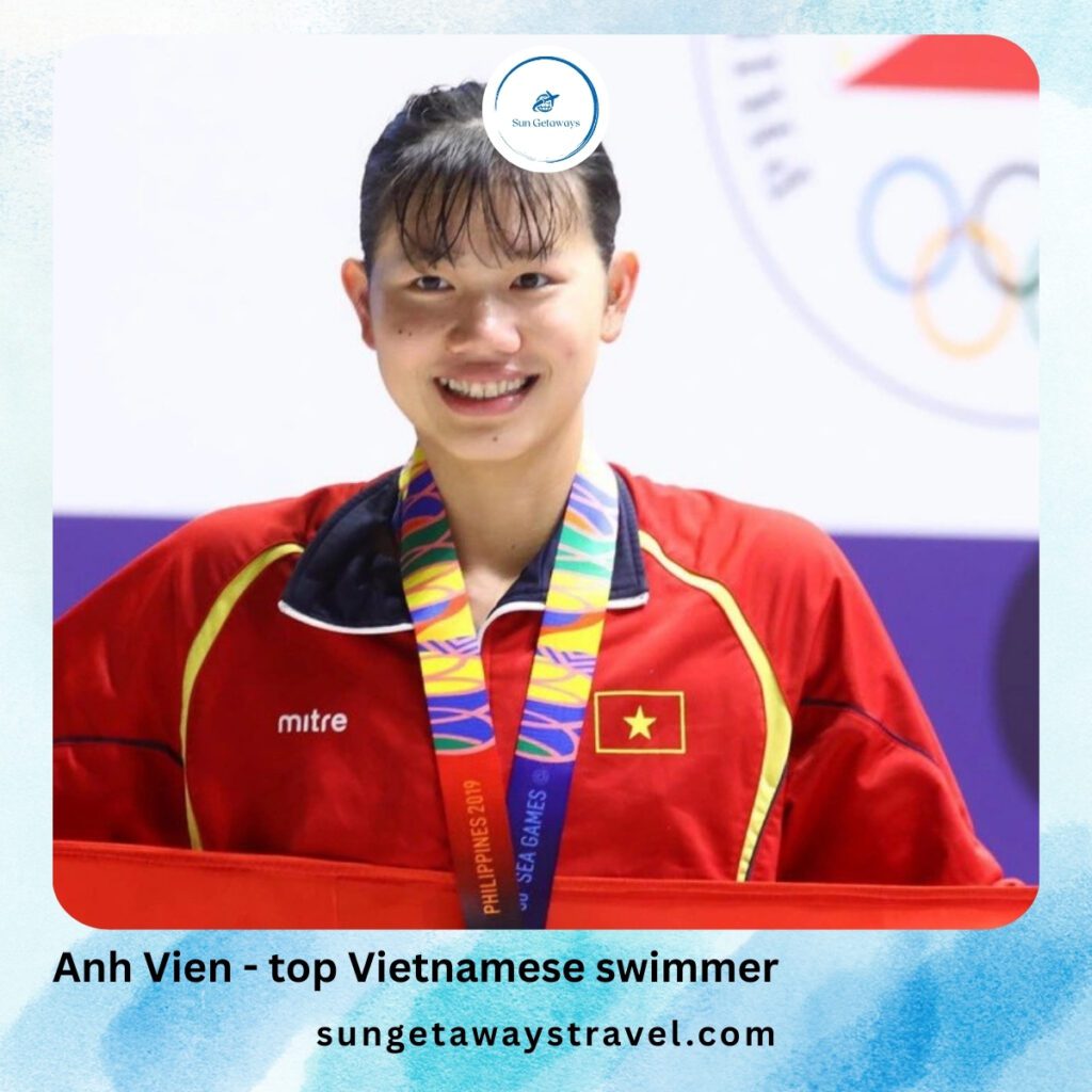 Anh Vien - top Vietnamese swimmer - famous Vietnamese people