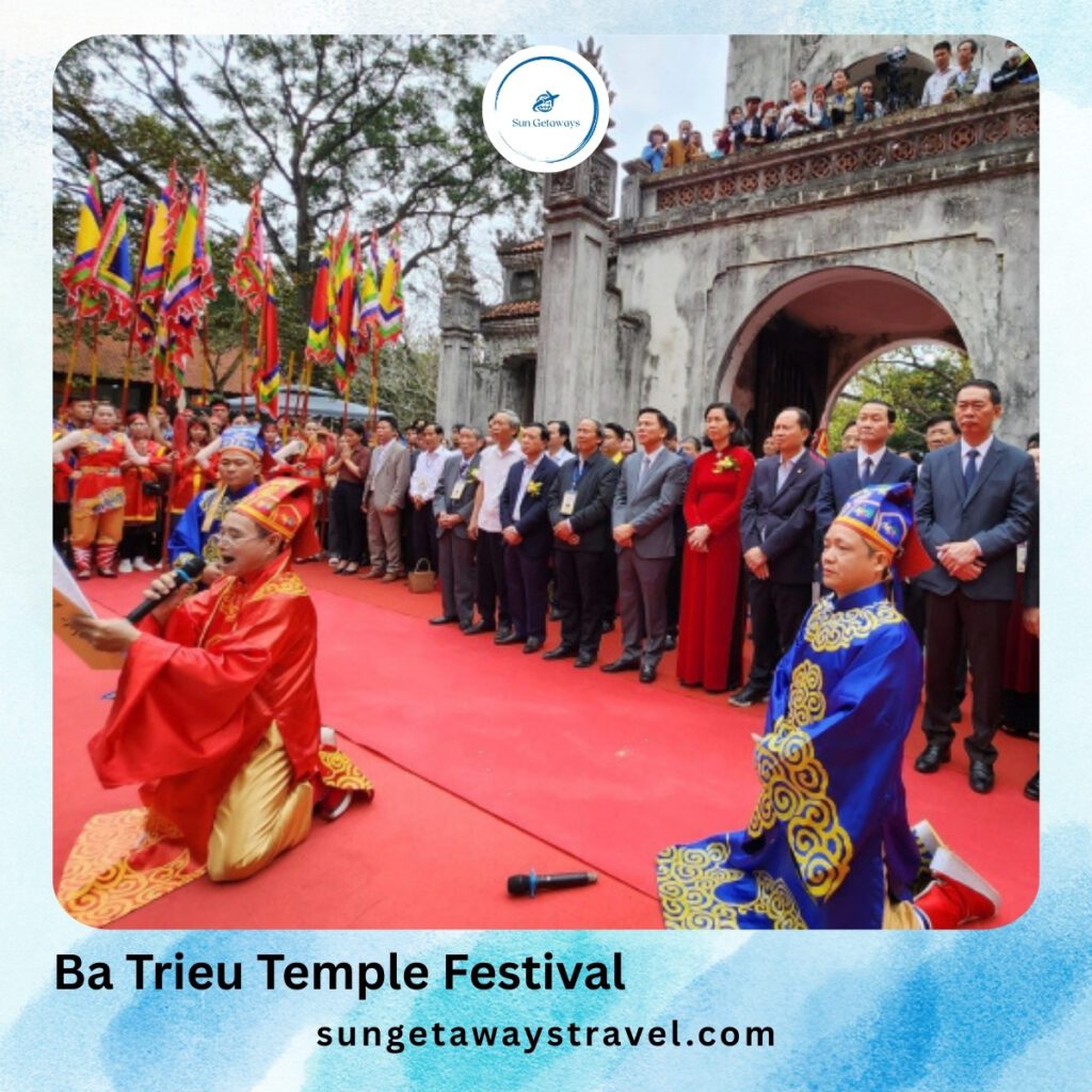Ba Trieu Temple Festival