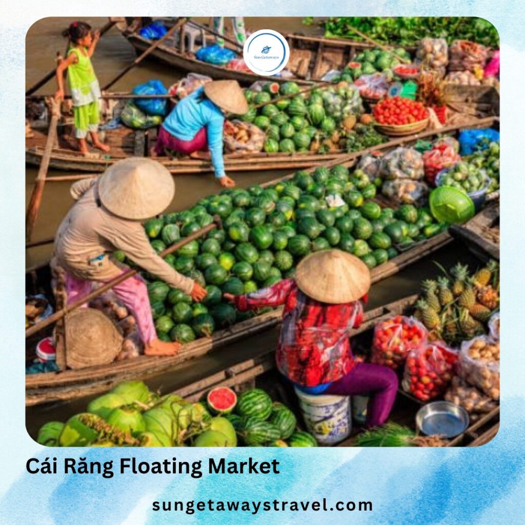 Village life in Vietnam: Cái Răng Floating Market–fish–lotus farming