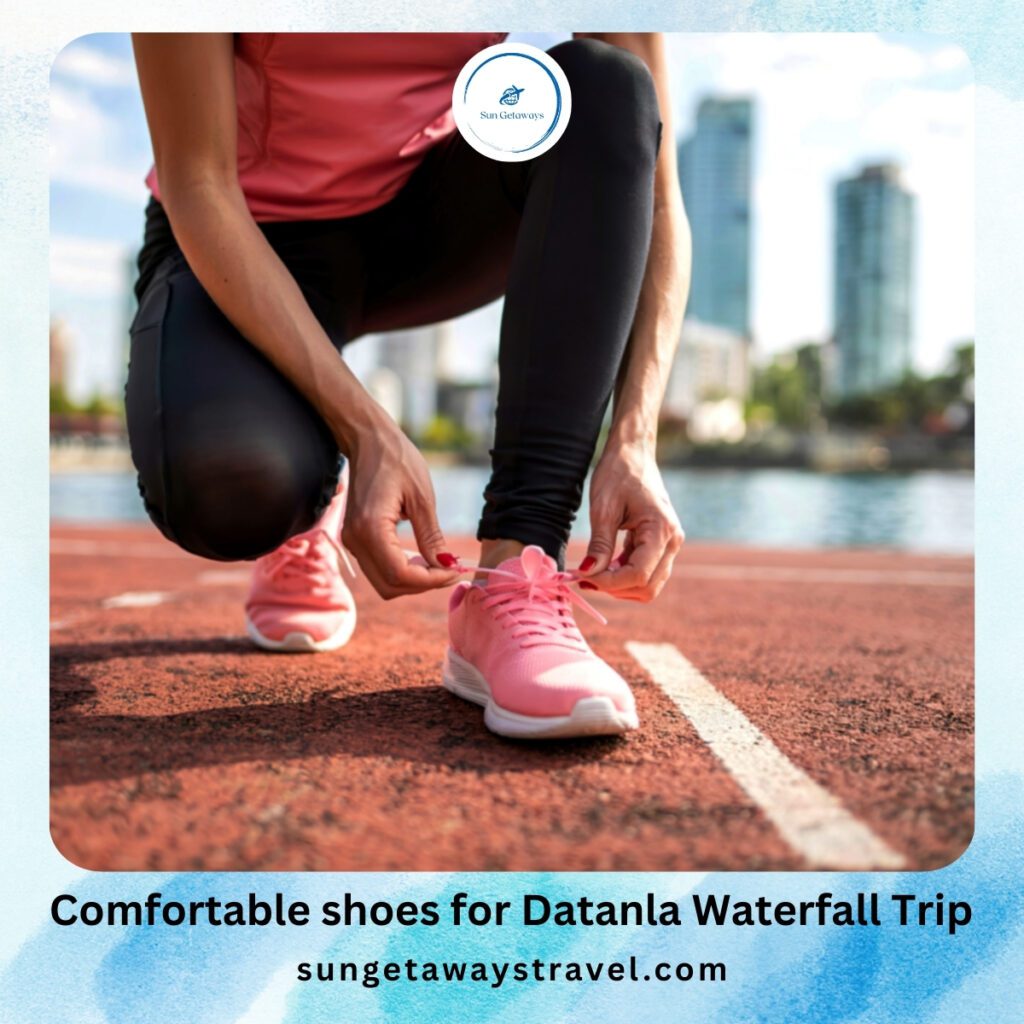 Comfortable shoes for Datanla Waterfall Trip