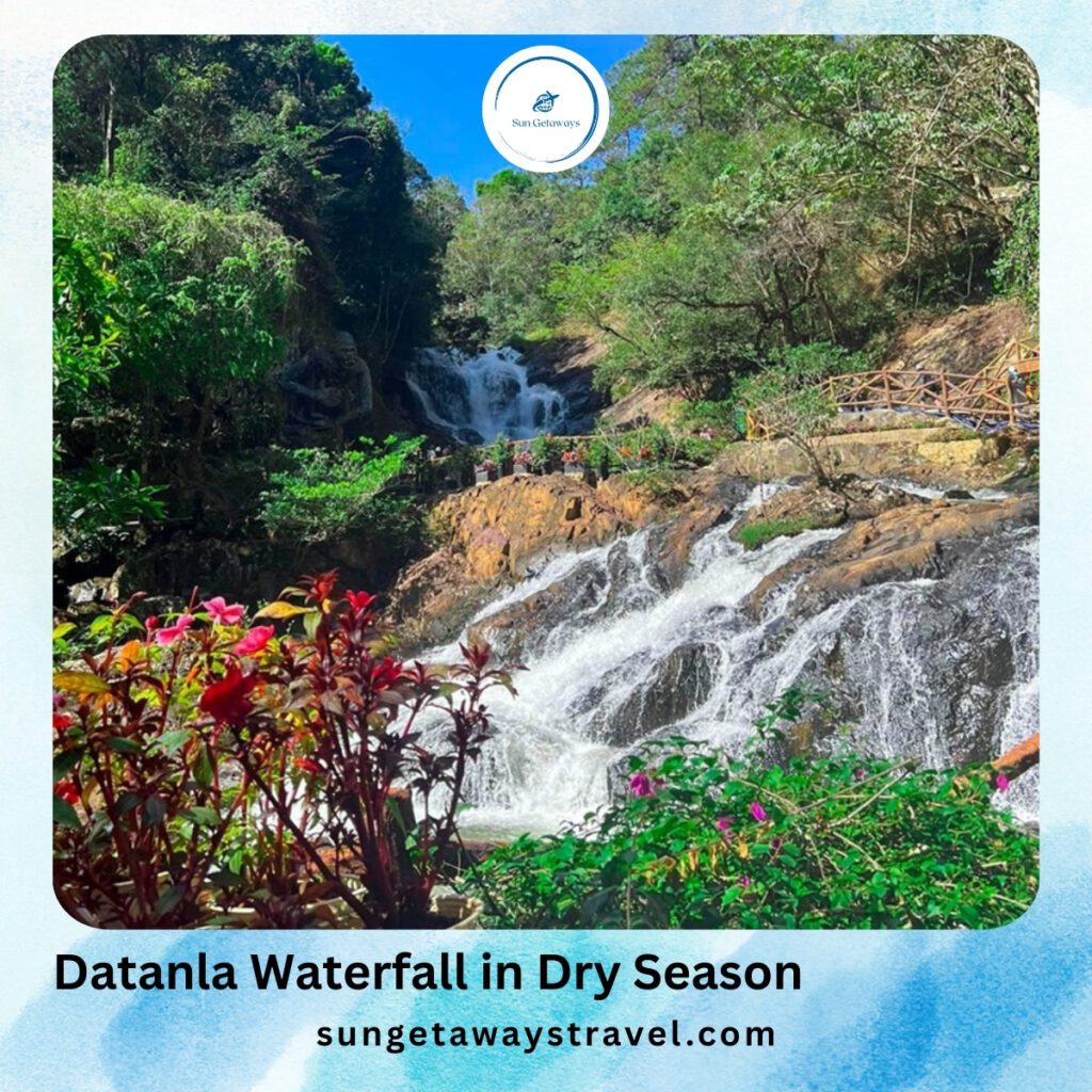 Datanla Waterfall in Dry Season