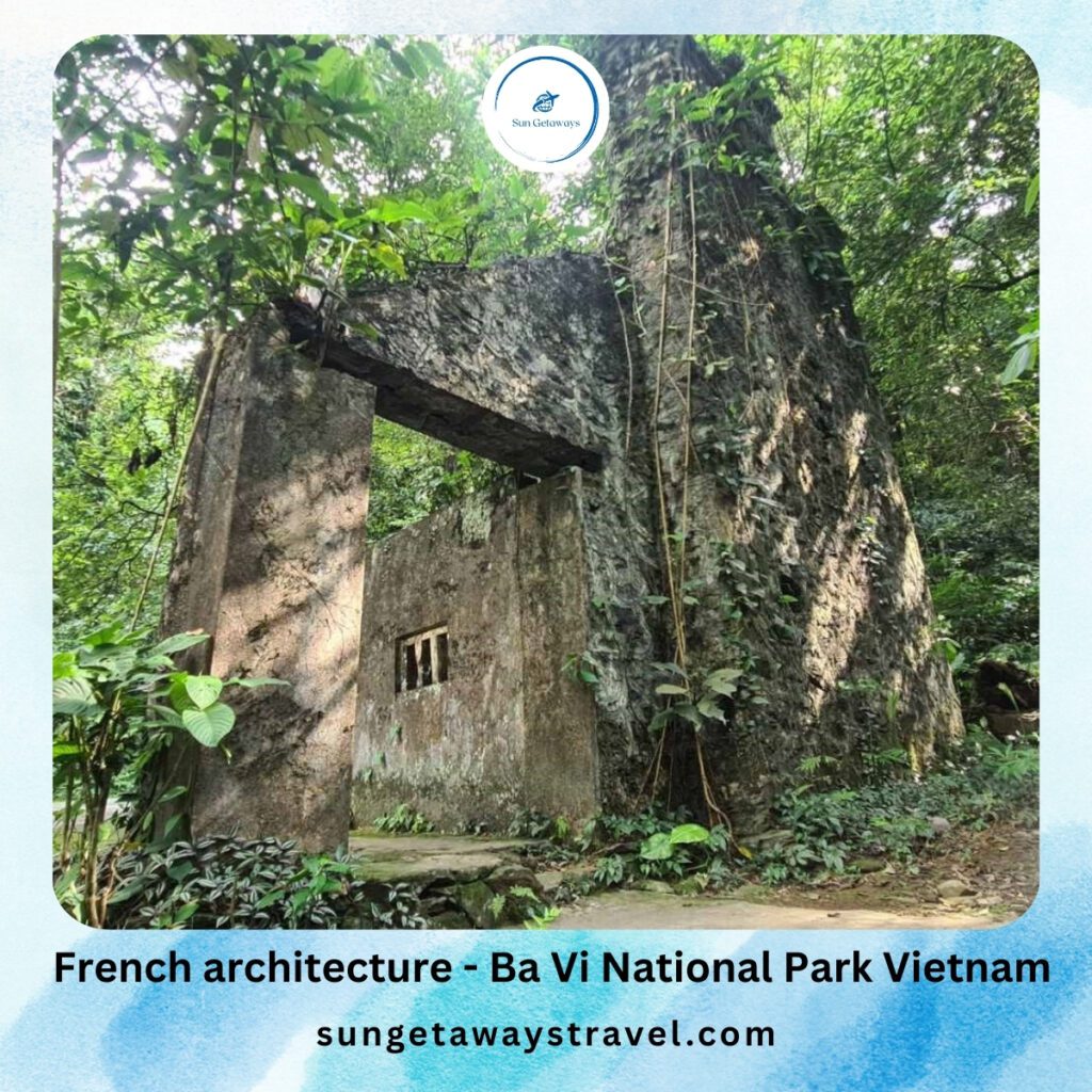 French architecture - Ba Vi National Park Vietnam