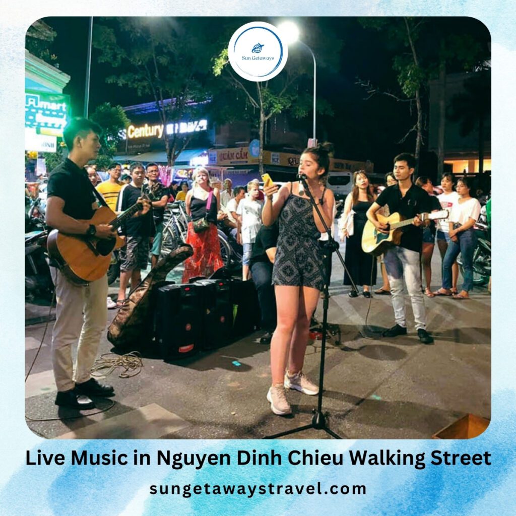 Live Music in Nguyen Dinh Chieu Walking Street