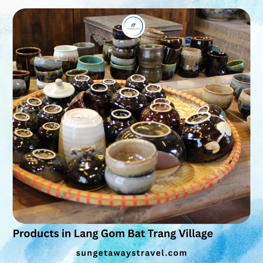 PRODUCTS in Lang Gom Bat Trang Village
