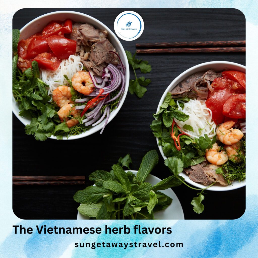 The Vietnamese herb flavors