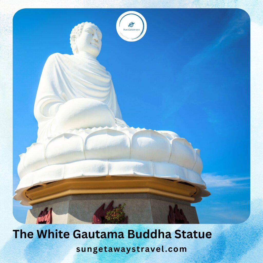 The White Gautama Buddha Statue