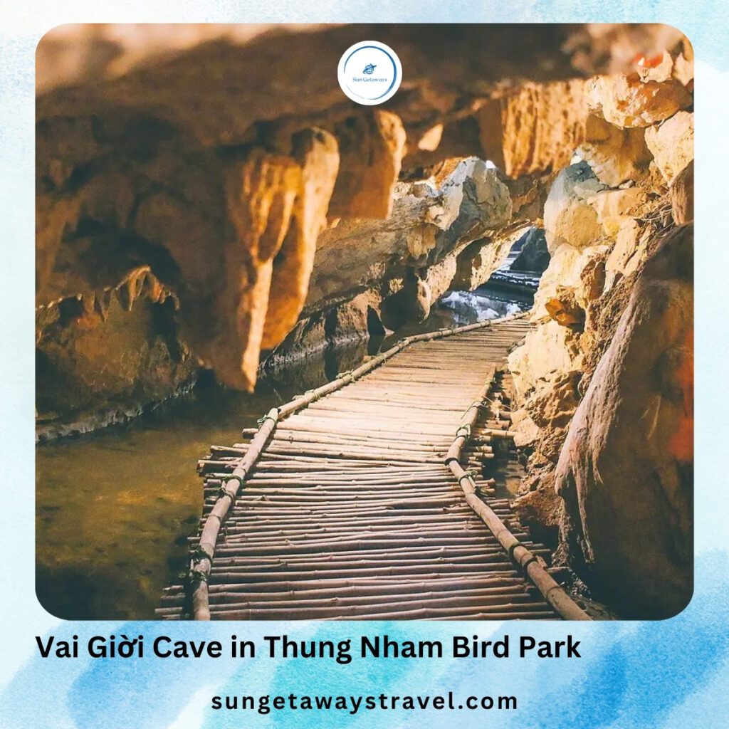 Vai Giời Cave in Thung Nham Bird Park