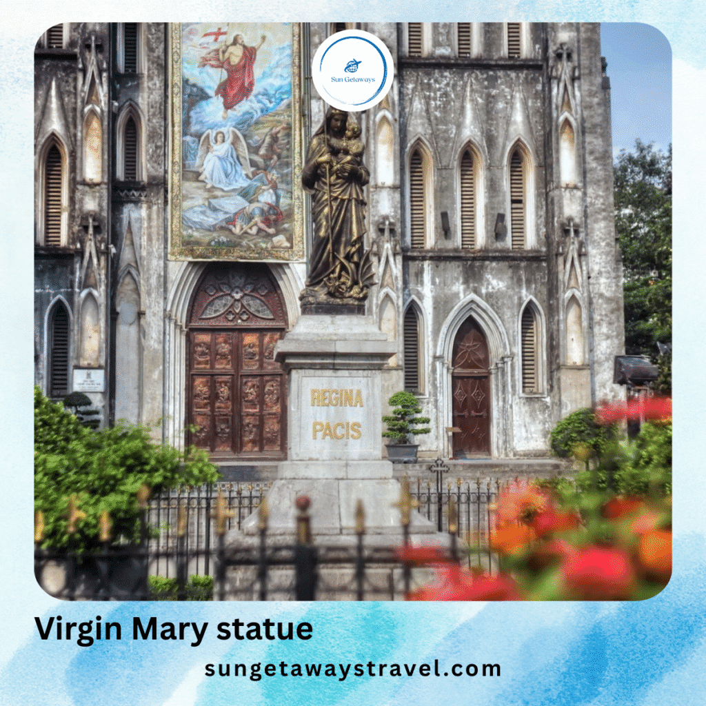 Virgin Mary statue