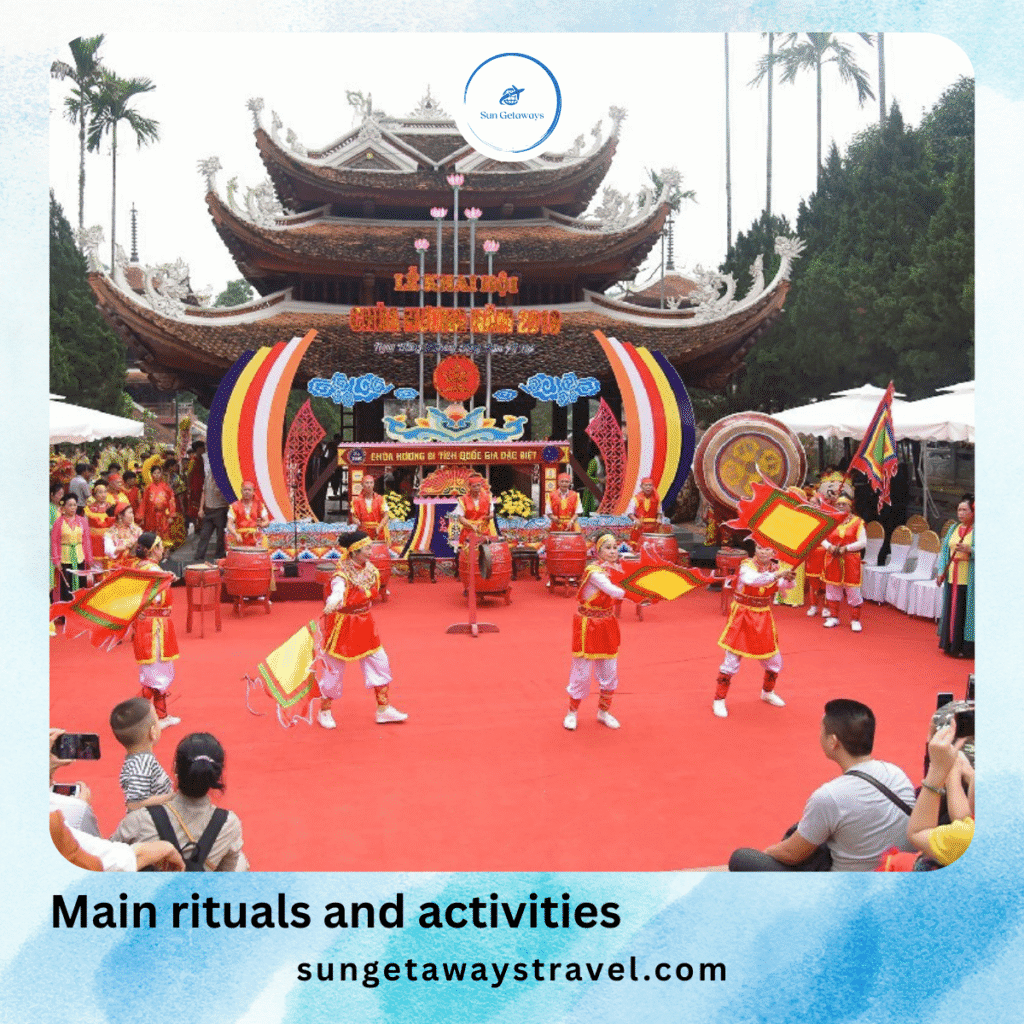 Main rituals and activities