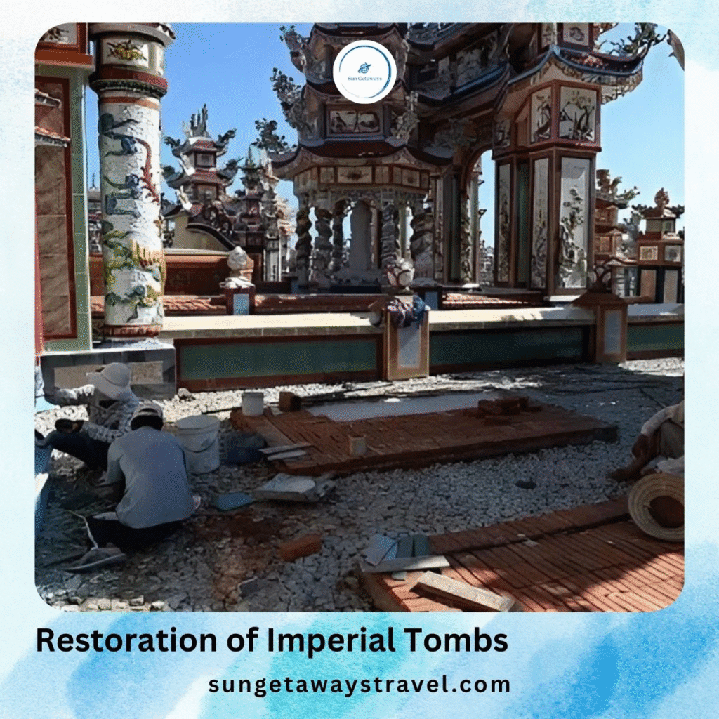 Restoration of imperial Tombs
