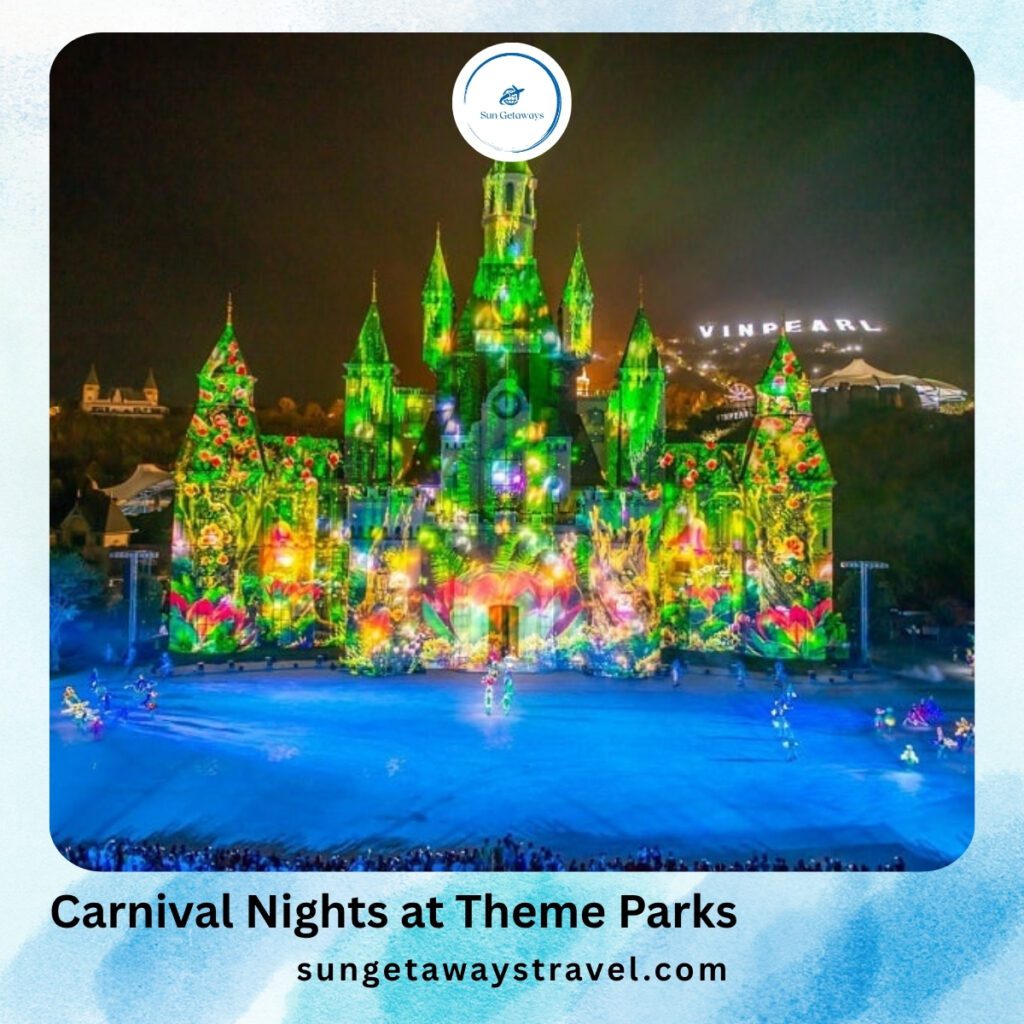 Carnival Nights at Theme Parks