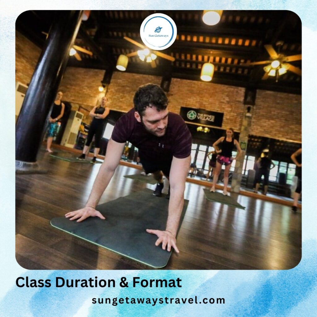 Class Duration & Format for group fitness Vietnam