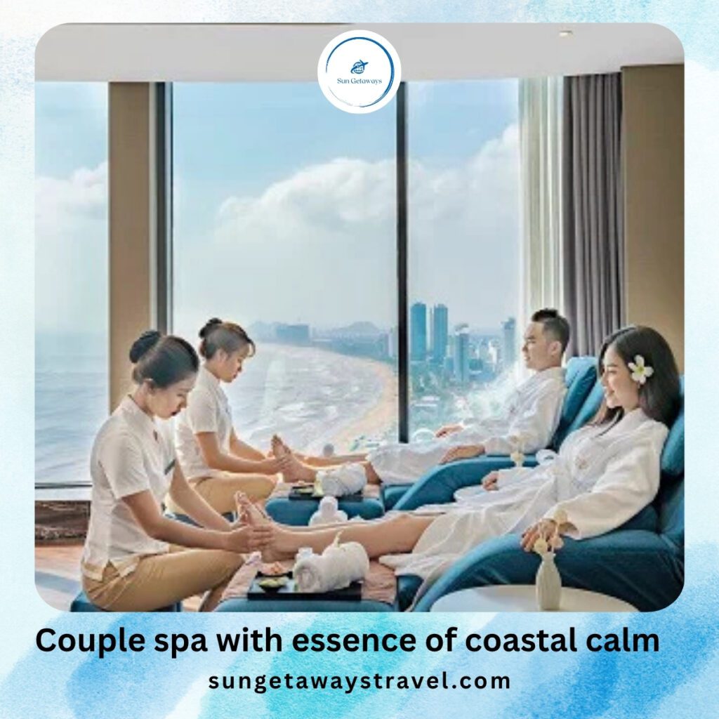 Couple spa with essence of coastal calm