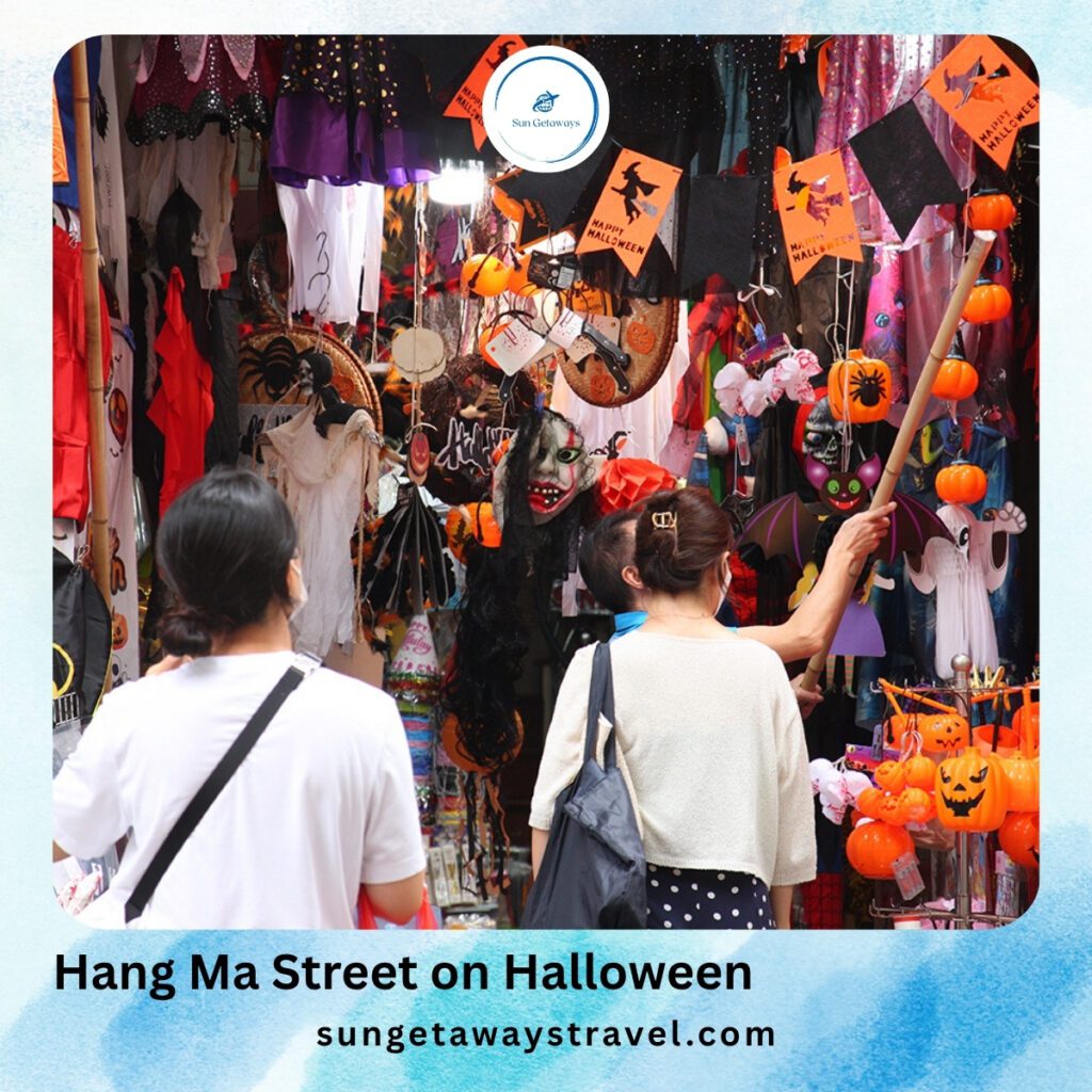 Hang Ma Street on Halloween