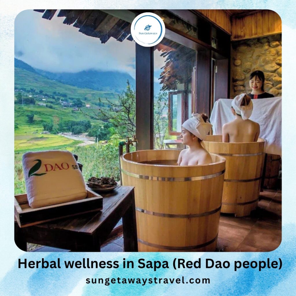 Herbal wellness in Sapa (Red Dao people)