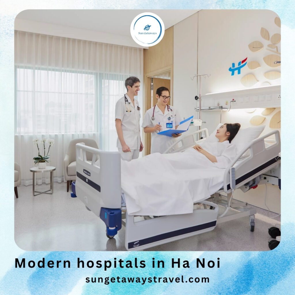 Modern hospitals in Ha Noi