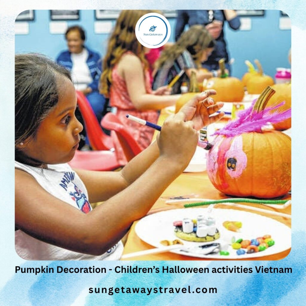 Pumpkin Decorating Workshops - Children’s Halloween activities Vietnam