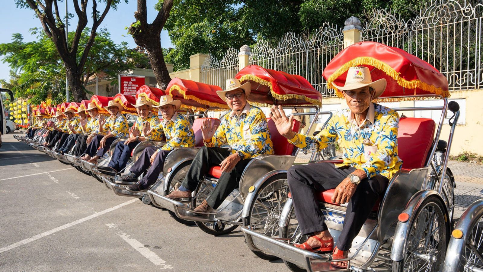 afternoon cyclo ride in Vietnam