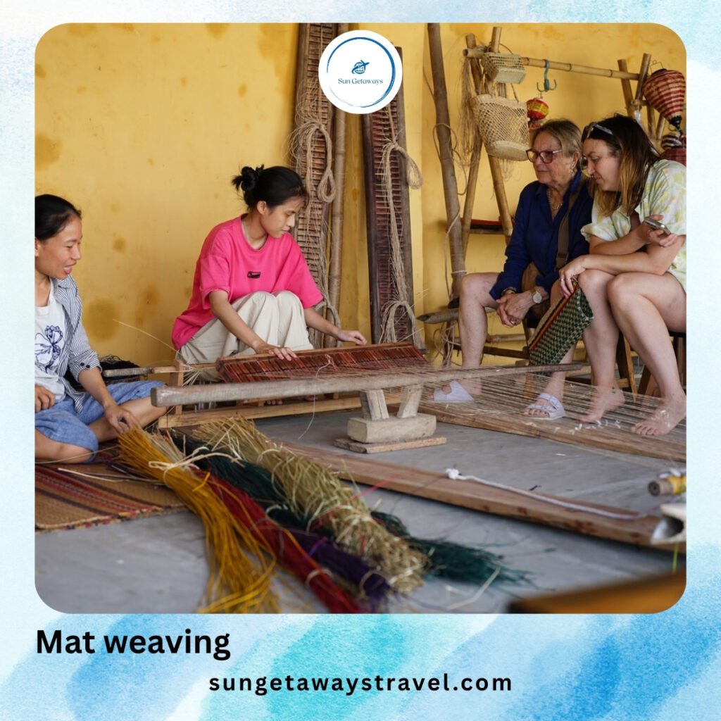 Mat weaving