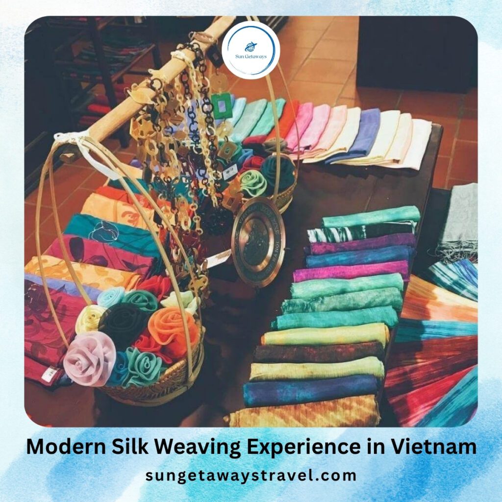 Modern Silk Weaving Experience in Vietnam