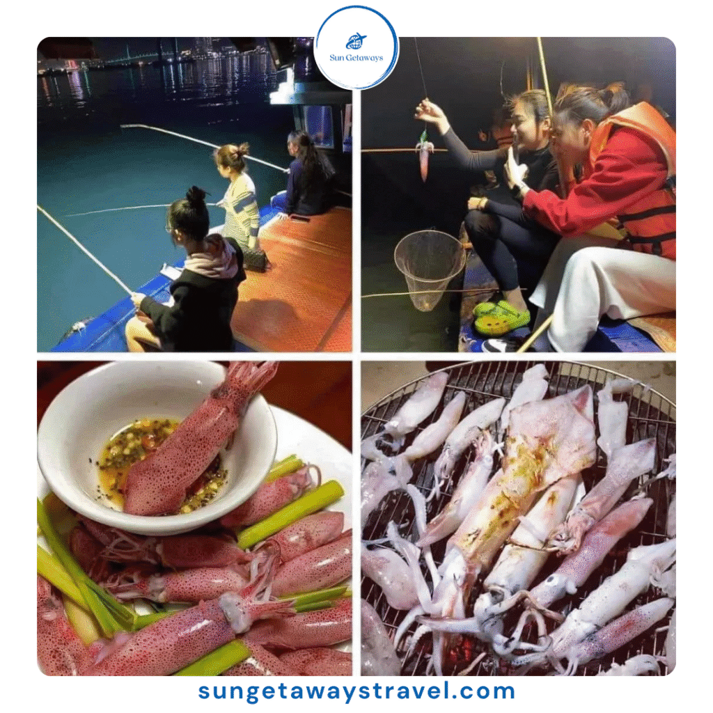 Vietnam squid fishing tour