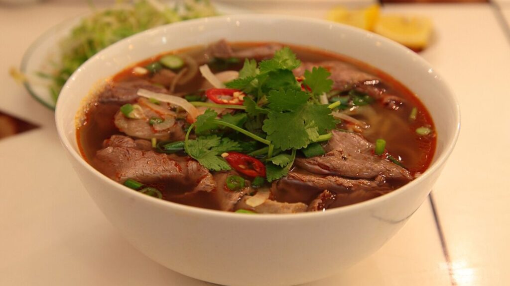 bun bo Hue in Vietnam
