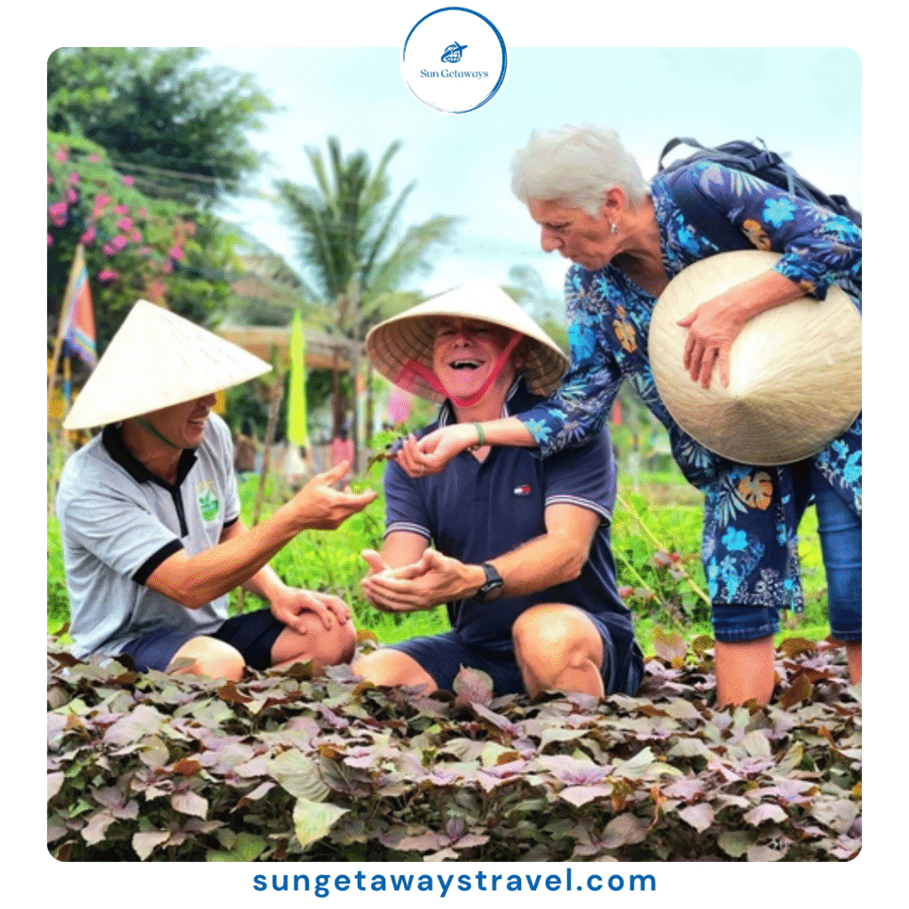 farming activities for tourists in Vietnam