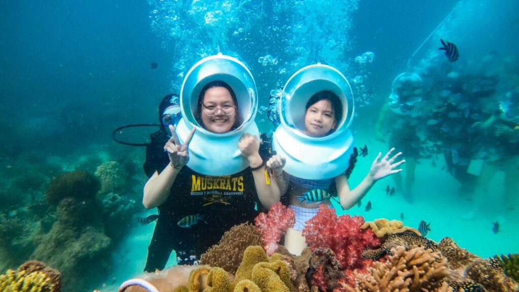 explore the snorkeling with kids in Vietnam
