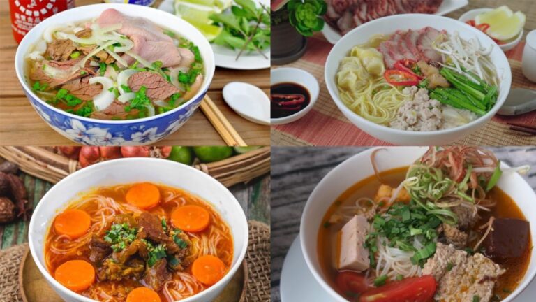 Vietnamese noodle soups