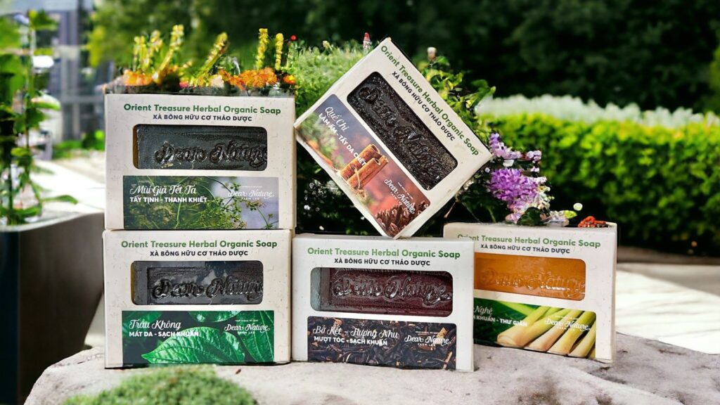 handmade soap as vietnamese souvenirs